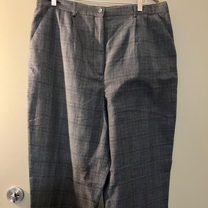 Pre-owned Jessica London Gray & Purple pants size 20W